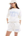 ~XZtbW Miss Selfridge Hamptons sweat short co-ord in white fB[X