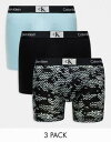 JoNC Calvin Klein CK 96 3 pack cotton boxer briefs in multi Y