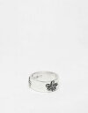 Classics 77 flower band ring in silver Y