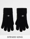Gant Kg GANT gloves with logo in black Y