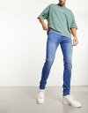 リプライ フォト Replay Skinny fit jeans in white メンズ