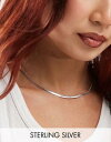 アクセサライズ Accessorize classic chain necklace in sterling silver レディース