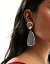  ASOS DESIGN drop earrings with molten mixed metal design in multi ǥ