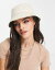 エイソス ASOS DESIGN canvas bucket hat in ecru レディース