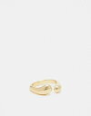 GC\X ASOS DESIGN ring with open melt design in gold tone fB[X