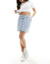 fBbL[Y Dickies denim skirt in vintage blue fB[X