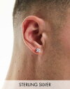 Kingsley Ryan sterling silver 6mm crystal stud earrings fB[X