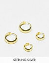 Kingsley Ryan earrings multipack in gold fB[X