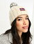 ナパピリ Napapijri Semiury knitted bobble hat in cream レディース