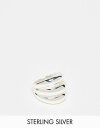 Orelia polished triple domed ring in sterling silver fB[X
