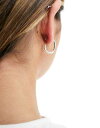 Pieces 14k silver plated gift boxed stud and hoop earrings set in silver fB[X