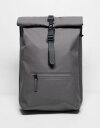 CY Rains 13320 unisex waterproof roll top backpack in grey jZbNX