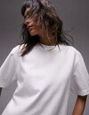 gbvVbv Topshop premium basic short sleeve tee in white fB[X