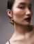 ȥåץå Topshop Emilia drop earrings with petal design in gold tone ǥ