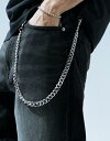 エイソス エイソス ASOS DESIGN curb jeans chain in silver tone メンズ