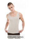 ASOS DESIGN エイソス ファッション ベスト ASOS DESIGN muscle fit rib vest in stone カラー:STRING■ご注文の際は、必ずご確認ください。※こちらの商品は海外からのお取り寄せ商品となりますので、ご入金確認後、商品お届けまで3から5週間程度お時間を頂いております。※高額商品(3万円以上)は、代引きでの発送をお受けできません。※ご注文後にお客様へ「注文確認のメール」をお送りいたします。それ以降のキャンセル、サイズ交換、返品はできませんので、あらかじめご了承願います。また、ご注文をいただいてからの発注となる為、メーカー在庫切れ等により商品がご用意できない場合がございます。その際には早急にキャンセル、ご返金いたします。※海外輸入の為、遅延が発生する場合や出荷段階での付属品の箱つぶれ、細かい傷や汚れ等が発生する場合がございます。※商品ページのサイズ表は海外サイズを日本サイズに換算した一般的なサイズとなりメーカー・商品によってはサイズが異なる場合もございます。サイズ表は参考としてご活用ください。ASOS DESIGN エイソス ファッション ベスト ASOS DESIGN muscle fit rib vest in stone カラー:STRING