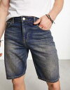 ASOS DESIGN エイソス ファッション室内下着 下着 ASOS DESIGN slim mid length denim shorts in y2k wash カラー:Blue■ご注文の際は、必ずご確認ください。※こちらの商品は海外からのお取り寄せ商品となりますので、ご入金確認後、商品お届けまで3から5週間程度お時間を頂いております。※高額商品(3万円以上)は、代引きでの発送をお受けできません。※ご注文後にお客様へ「注文確認のメール」をお送りいたします。それ以降のキャンセル、サイズ交換、返品はできませんので、あらかじめご了承願います。また、ご注文をいただいてからの発注となる為、メーカー在庫切れ等により商品がご用意できない場合がございます。その際には早急にキャンセル、ご返金いたします。※海外輸入の為、遅延が発生する場合や出荷段階での付属品の箱つぶれ、細かい傷や汚れ等が発生する場合がございます。※商品ページのサイズ表は海外サイズを日本サイズに換算した一般的なサイズとなりメーカー・商品によってはサイズが異なる場合もございます。サイズ表は参考としてご活用ください。ASOS DESIGN エイソス ファッション室内下着 下着 ASOS DESIGN slim mid length denim shorts in y2k wash カラー:Blue