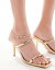 アルド ALDO Ayleen embellished charm anklet in gold レディース