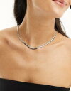 アルド ALDO Caramalden snake chain necklace in silver レディース