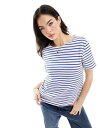 AhAU[Xg[[Y & Other Stories short sleeve t-shirt in navy and white stripes fB[X