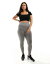 ASOS 4505 Curve Icon seamless rib gym legging in washed grey ǥ