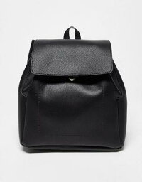 エイソス エイソス ASOS DESIGN soft minimal backpack in black レディース