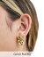  ASOS DESIGN 14k gold plated stud earrings with molten texture detail ǥ