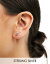 Kingsley Ryan Sterling Silver knot heart stud earrings in silver ǥ