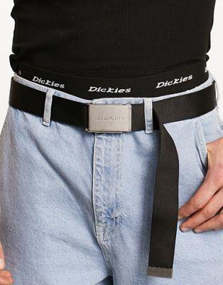 ディッキーズ ディッキーズ Dickies brookston belt in black メンズ