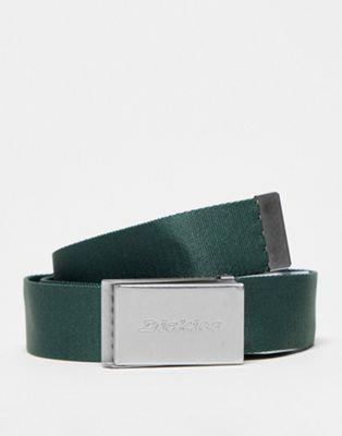 fBbL[Y Dickies brookston clip belt in dark green jZbNX