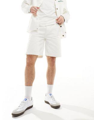 ǥå Dickies duck canvas chap shorts in off white 