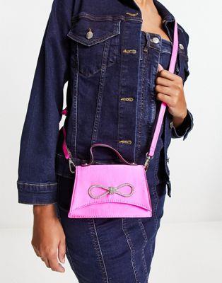 Ah ALDO Papioni top handle bag in pink fB[X