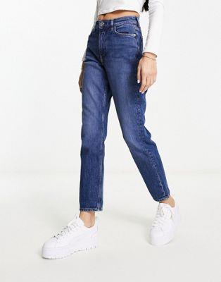 アンドアザーストーリーズ & Other Stories stretch tapered leg jeans in old blue レディース