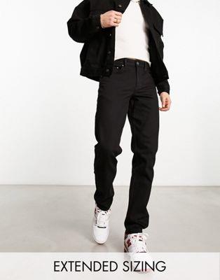  ASOS DESIGN stretch slim jeans in black 