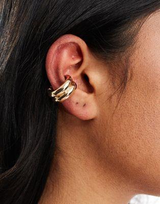 エイソス エイソス ASOS DESIGN ear cuff in chunky design in gold tone レディース