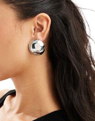 デザインビー DesignB London spherical stud earrings in s ...