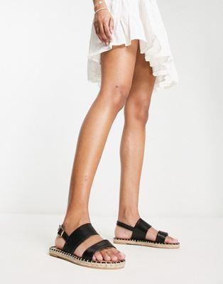 Raid RAID Margot espadrille sandals in black レディース