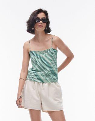 Topshop トップショップ ファッション室内下着 キャミソール Topshop co-ord georgette square neck cami in green diagonal stripe カラー:GREEN■ご注文の際は、必ずご確認ください。※こちらの商品は海外からのお取り寄せ商品となりますので、ご入金確認後、商品お届けまで3から5週間程度お時間を頂いております。※高額商品(3万円以上)は、代引きでの発送をお受けできません。※ご注文後にお客様へ「注文確認のメール」をお送りいたします。それ以降のキャンセル、サイズ交換、返品はできませんので、あらかじめご了承願います。また、ご注文をいただいてからの発注となる為、メーカー在庫切れ等により商品がご用意できない場合がございます。その際には早急にキャンセル、ご返金いたします。※海外輸入の為、遅延が発生する場合や出荷段階での付属品の箱つぶれ、細かい傷や汚れ等が発生する場合がございます。※商品ページのサイズ表は海外サイズを日本サイズに換算した一般的なサイズとなりメーカー・商品によってはサイズが異なる場合もございます。サイズ表は参考としてご活用ください。Topshop トップショップ ファッション室内下着 キャミソール Topshop co-ord georgette square neck cami in green diagonal stripe カラー:GREEN