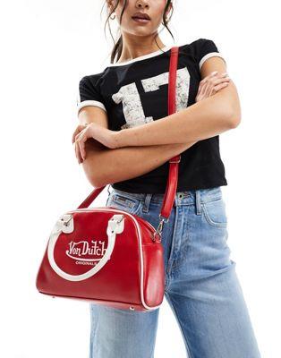 Von Dutch kailen bag in red レディース