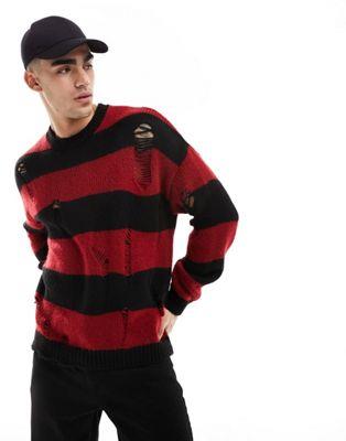 ASOS DESIGN エイソス ファッション トップス ASOS DESIGN knitted relaxed jumper in black and red stripe with distressing カラー:RED■ご注文の際は、必ずご確認ください。※こちらの商品は海外からのお取り寄せ商品となりますので、ご入金確認後、商品お届けまで3から5週間程度お時間を頂いております。※高額商品(3万円以上)は、代引きでの発送をお受けできません。※ご注文後にお客様へ「注文確認のメール」をお送りいたします。それ以降のキャンセル、サイズ交換、返品はできませんので、あらかじめご了承願います。また、ご注文をいただいてからの発注となる為、メーカー在庫切れ等により商品がご用意できない場合がございます。その際には早急にキャンセル、ご返金いたします。※海外輸入の為、遅延が発生する場合や出荷段階での付属品の箱つぶれ、細かい傷や汚れ等が発生する場合がございます。※商品ページのサイズ表は海外サイズを日本サイズに換算した一般的なサイズとなりメーカー・商品によってはサイズが異なる場合もございます。サイズ表は参考としてご活用ください。ASOS DESIGN エイソス ファッション トップス ASOS DESIGN knitted relaxed jumper in black and red stripe with distressing カラー:RED