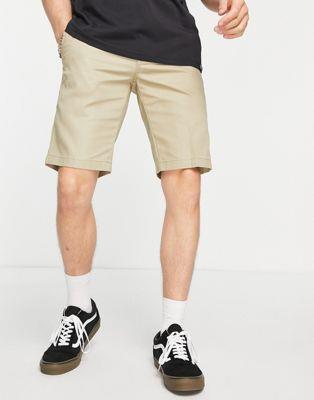 楽天サンガディッキーズ Dickies slim fit shorts in beige tan メンズ