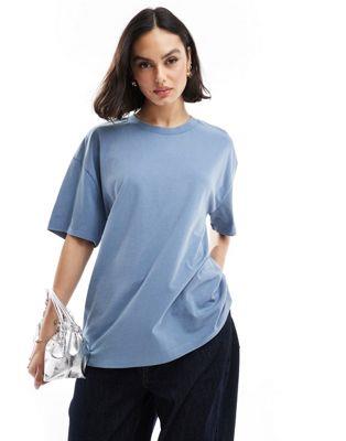  ASOS DESIGN oversized t-shirt in washed blue ǥ