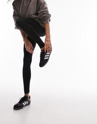 gbvVbv Topshop basic ankle legging in black fB[X