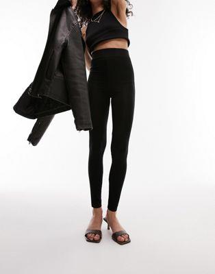 gbvVbv Topshop high waisted legging in black fB[X