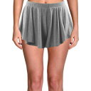 Michelle by Comune Womens Gray Heathered Pull On Casual Shorts M fB[X