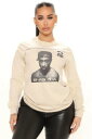 Fashion Nova Tupac Shakur Women 039 s Licensed 2Pac Me Against The World Long Sleeve T-Shirt レディース