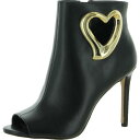 INC Womens Leia Black Peep Toe Ankle Boots Shoes 5.5 Medium (B M) レディース