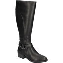 イージーストリート Easy Street Womens Luella Plus Black Knee-High Boots 8 Wide (C D W) レディース