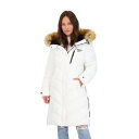 リーボック Reebok Long Puffer Coat for Women-Insulated Winter Coat with Sherpa Lined Hood レディース