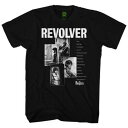 The Beatles-Rubber Soul- ソウル The Beatles - Revolver Tracklist - Black t-shirt メンズ